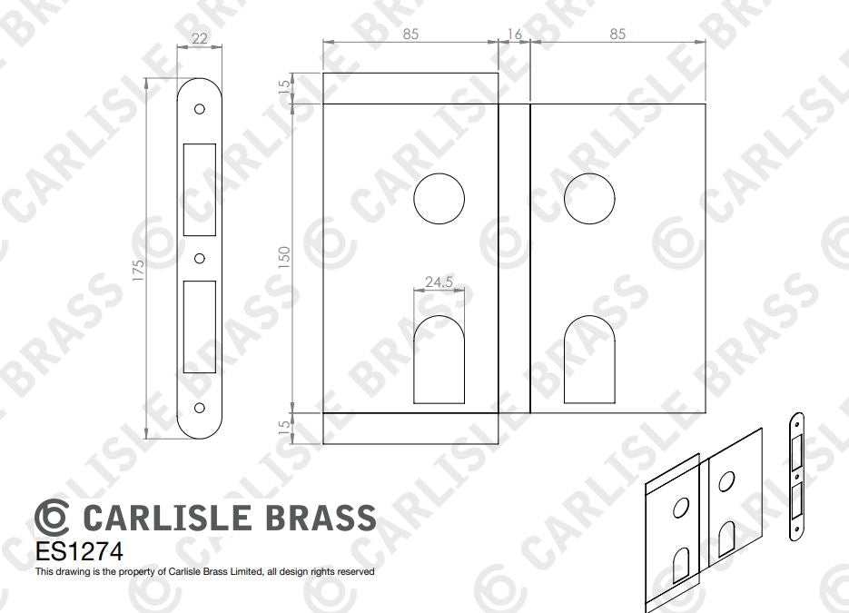 Eurospec Intumescent Pack t/s Eurospec Din Locks