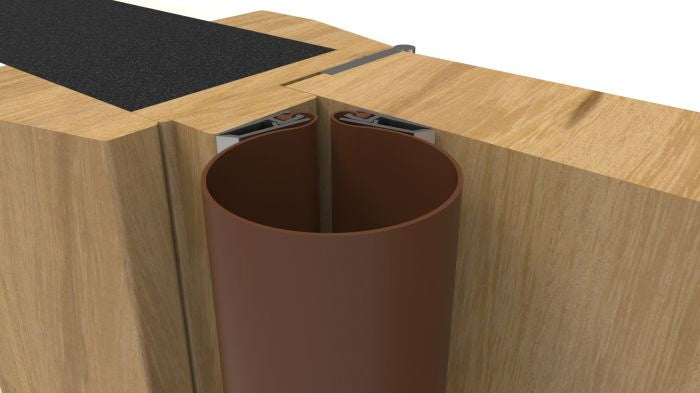 Carlisle ES805 Heavy Duty Hinge Guard Finger Protector Open Side 180 Degree (Front Side)