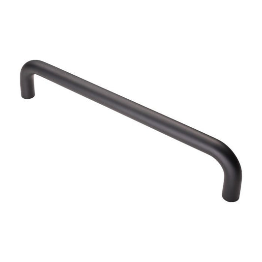 Eurospec Steelworx Grade 304 19mm D Type Pull Handle Matt Black
