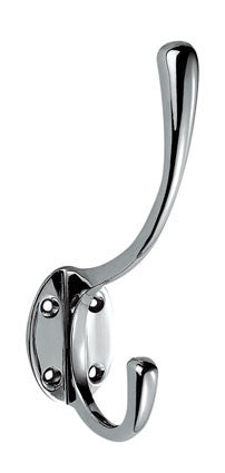 Carlisle AA25 132mm Hat And Coat Hook Polished Chrome