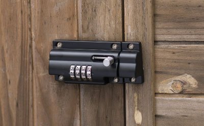 Burg Wachter RS Black Combination Locking Bolt