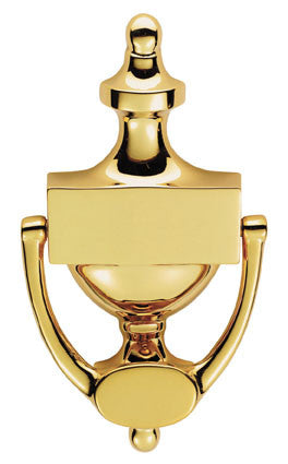 Carlisle M38B Victorian Urn Door Knocker 10 Year Manufacturers Warranty Brass