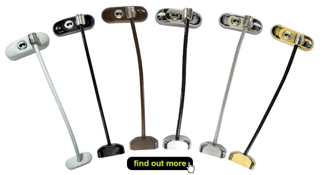 Lockable Window Restrictor Cable 20cm
