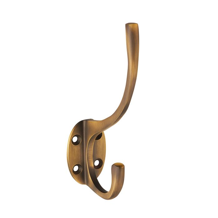 Carlisle Brass AA25 132mm Hat & Coat Hook - Finishes Range