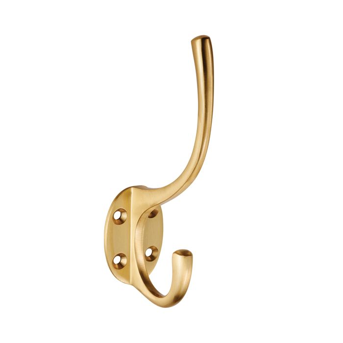 Carlisle Brass AA25 132mm Hat & Coat Hook - Finishes Range