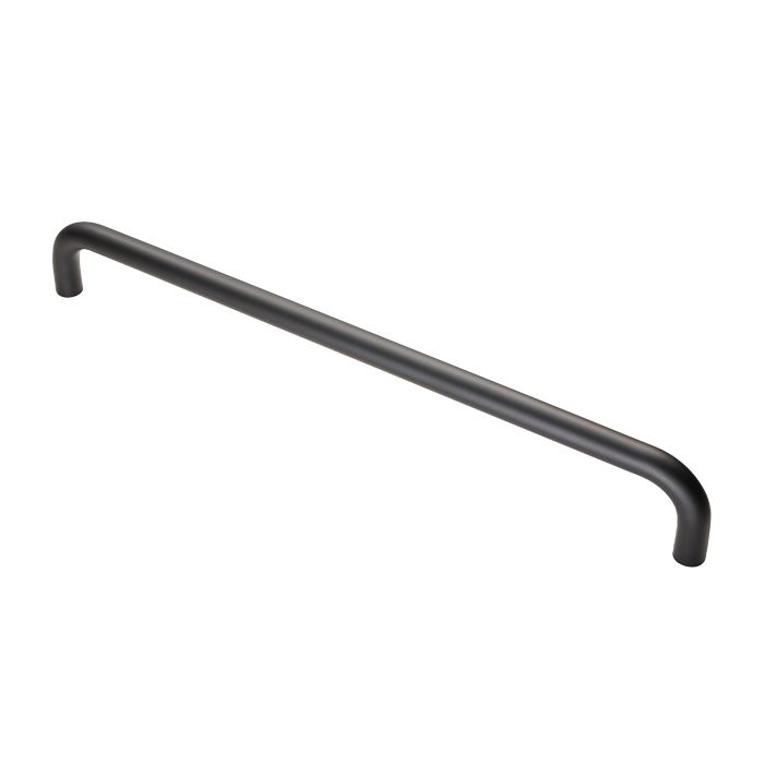 Eurospec Steelworx Grade 304 19mm D Type Pull Handle Matt Black
