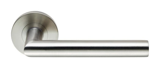 Eurospec Mitred Heavy Duty Grade 316 Stainless Steel Lever On Rose