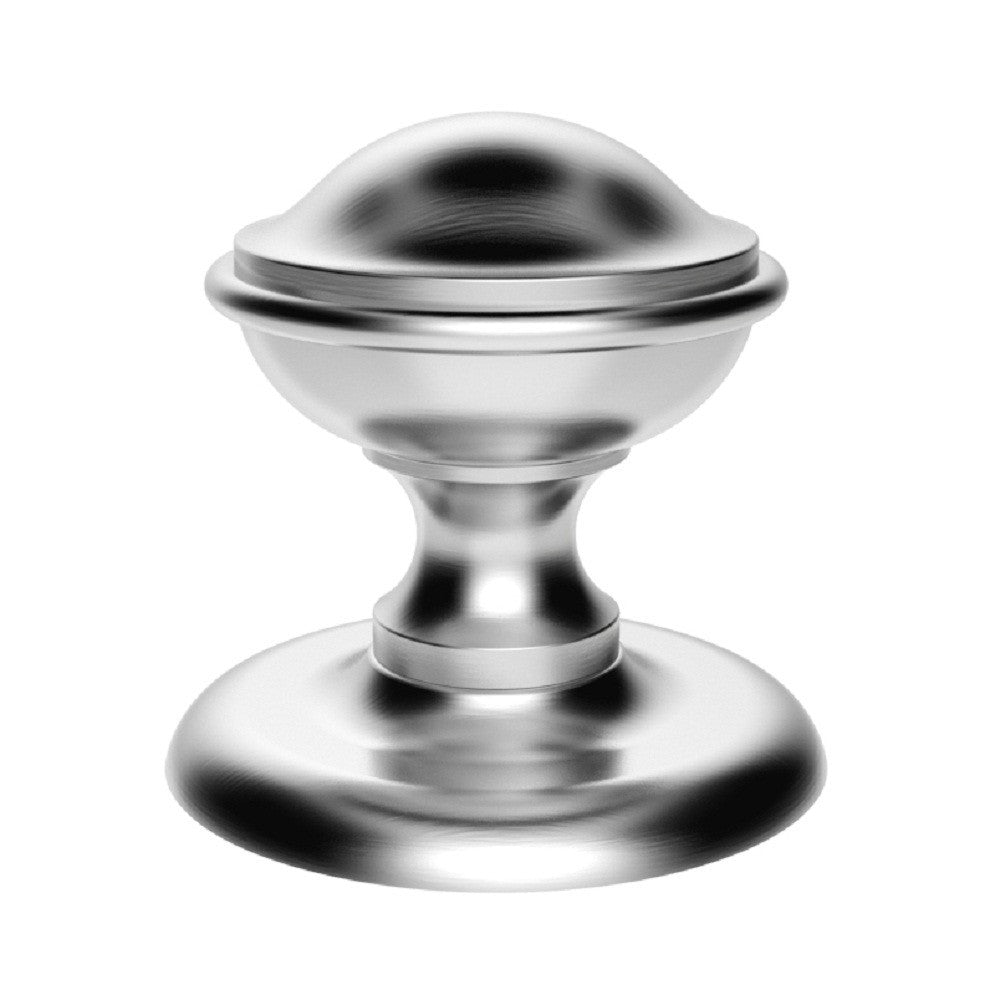 Carlisle M60 Round Centre Door Knob 10 Year Manufacturers Warranty Satin Chrome