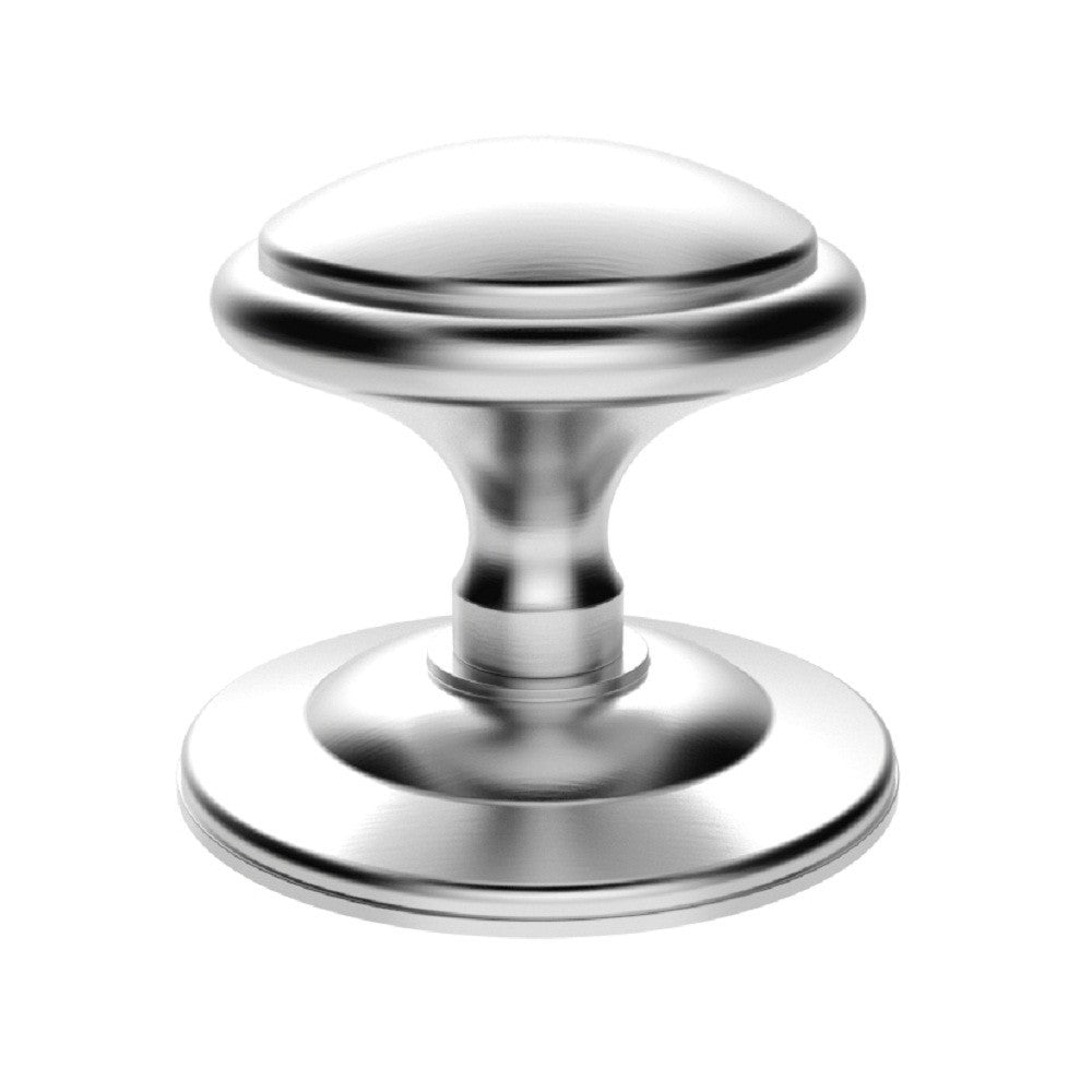 Carlisle M61 Round Centre Door Knob 10 Year Manufacturers Warranty Satin Chrome