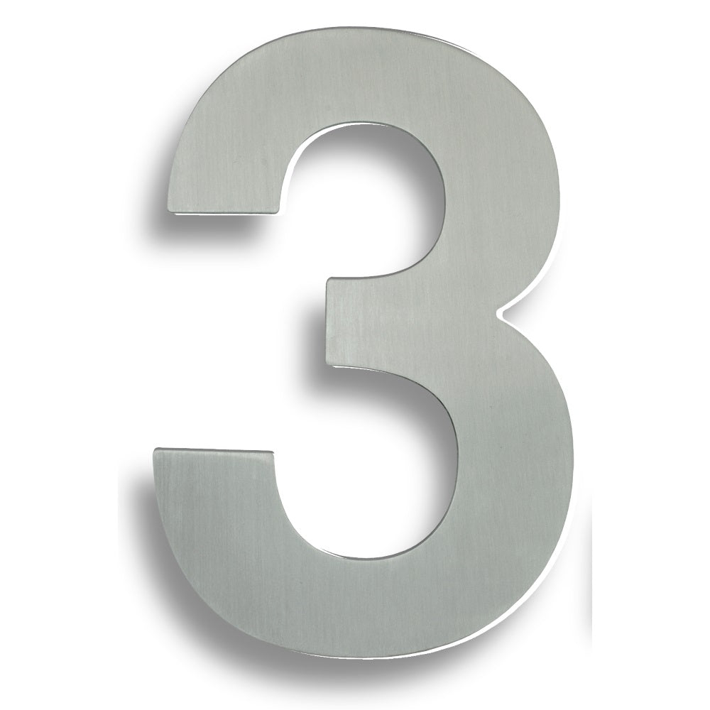 Eurospec Numeral Large 7" Grade 316 Stainless Steel