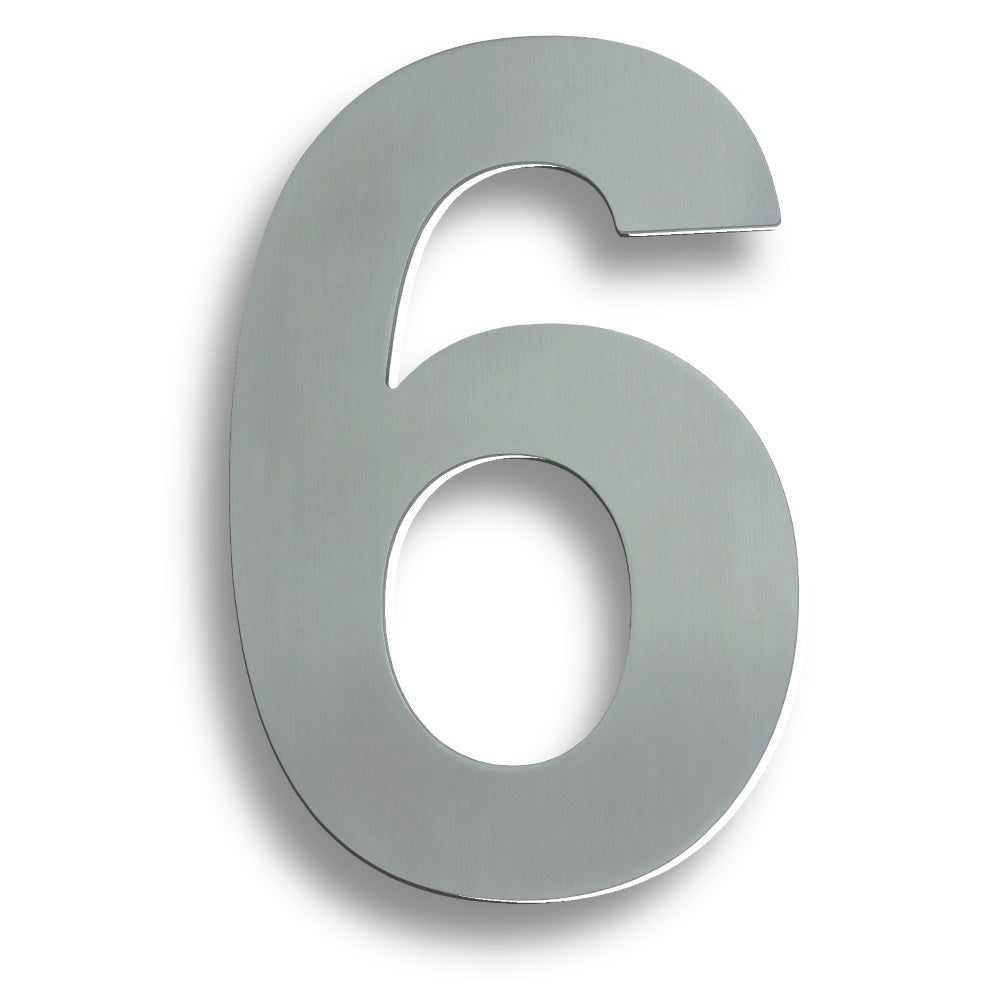 Eurospec Numeral Large 7" Grade 316 Stainless Steel