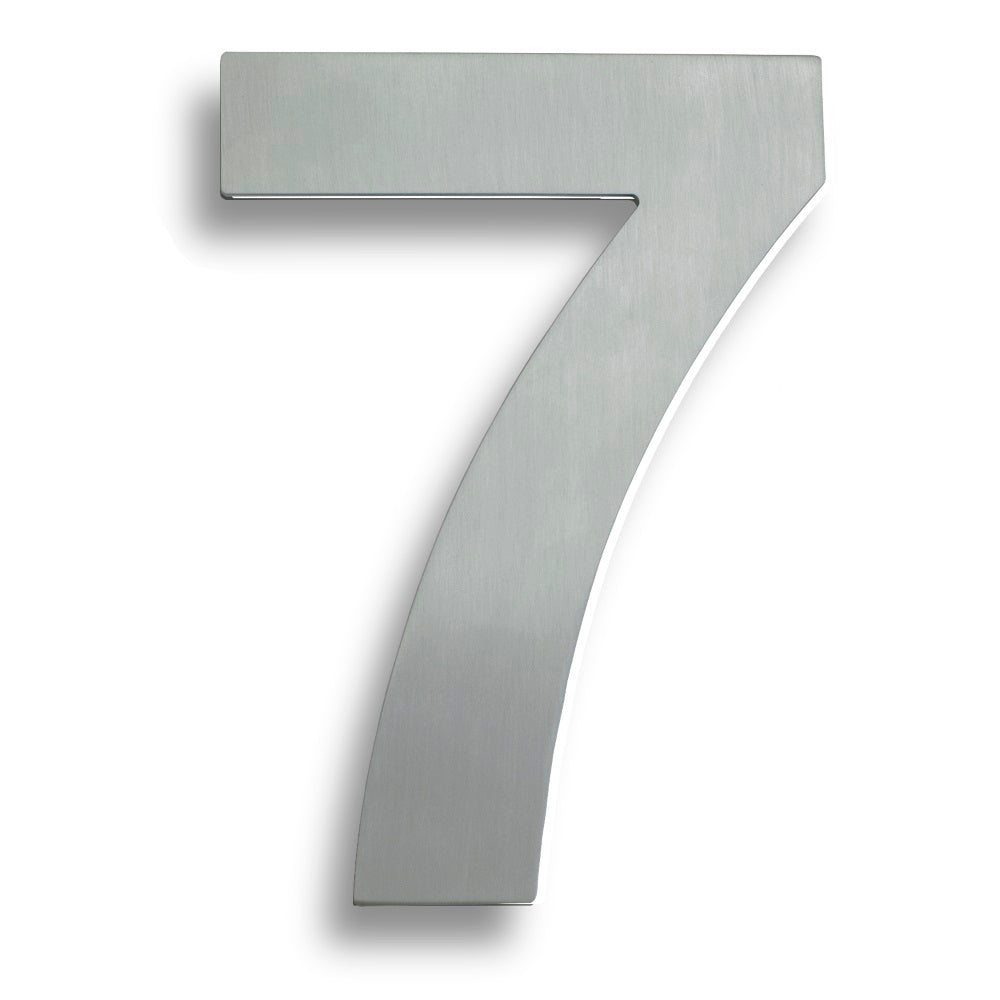Eurospec Numeral Large 7" Grade 316 Stainless Steel