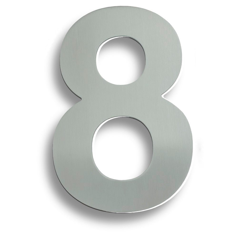 Eurospec Numeral Large 7" Grade 316 Stainless Steel
