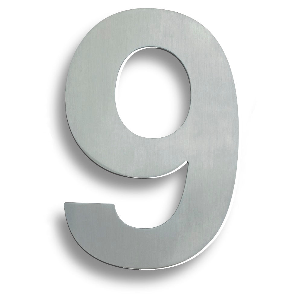 Eurospec Numeral Large 7" Grade 316 Stainless Steel