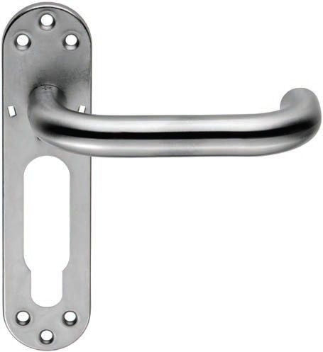 Eurospec SWLP Grade 316 Satin Stainless Steel Safety Lever On Plate