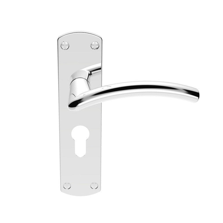 Carlisle Serozetta Tres SZC031Y Euro Lever Handle On Plate
