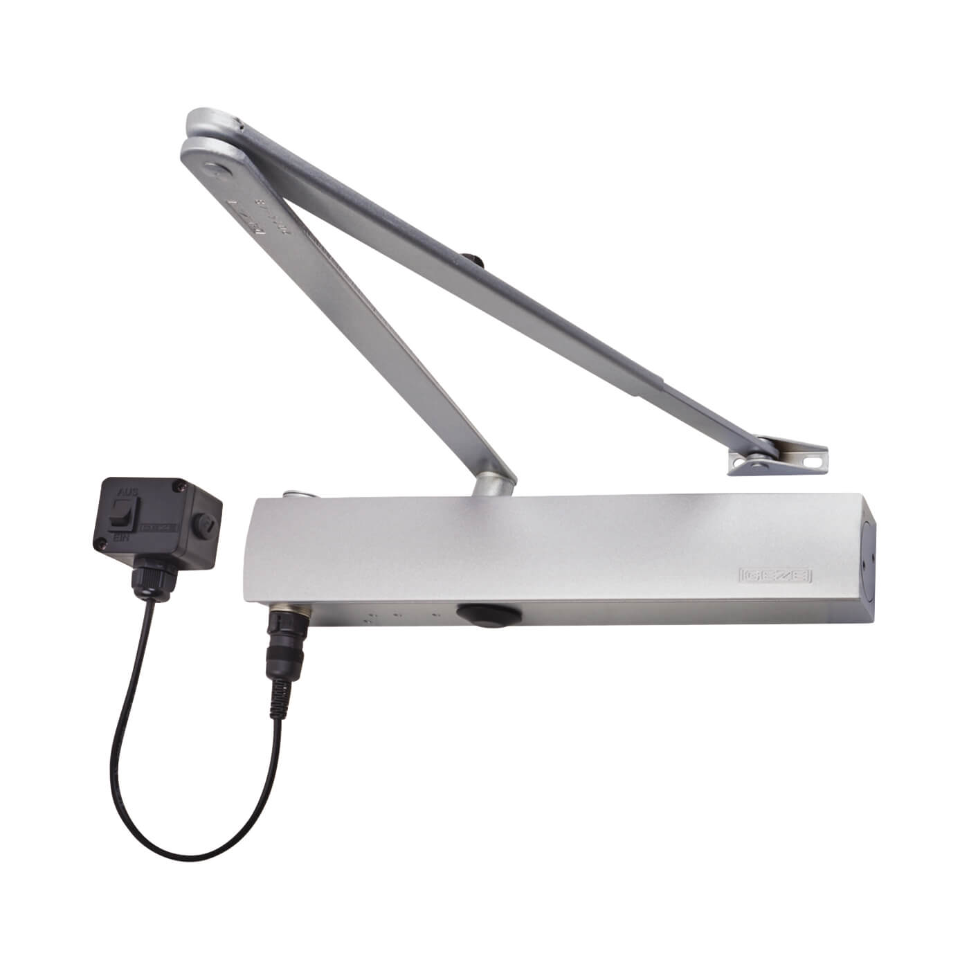 Geze TS4000 E Electric Hold Open Silver Door Closer Size 1-6 Variable Adjustment
