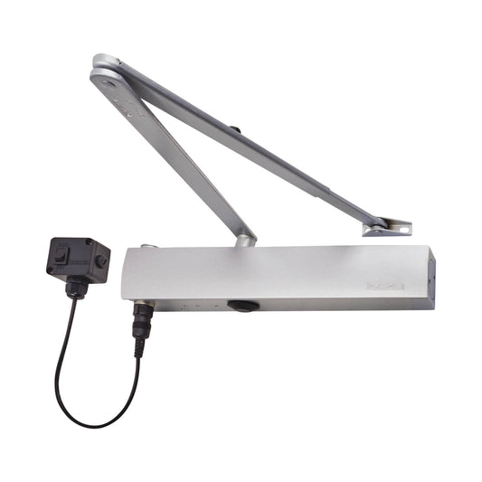 Geze TS4000 E Electric Hold Open Silver Door Closer Size 1-6 Variable Adjustment