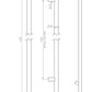 Eurospec Steelworx Grade 316 Stainless Straight T Bar Type Pull Handle 30mm Diameter