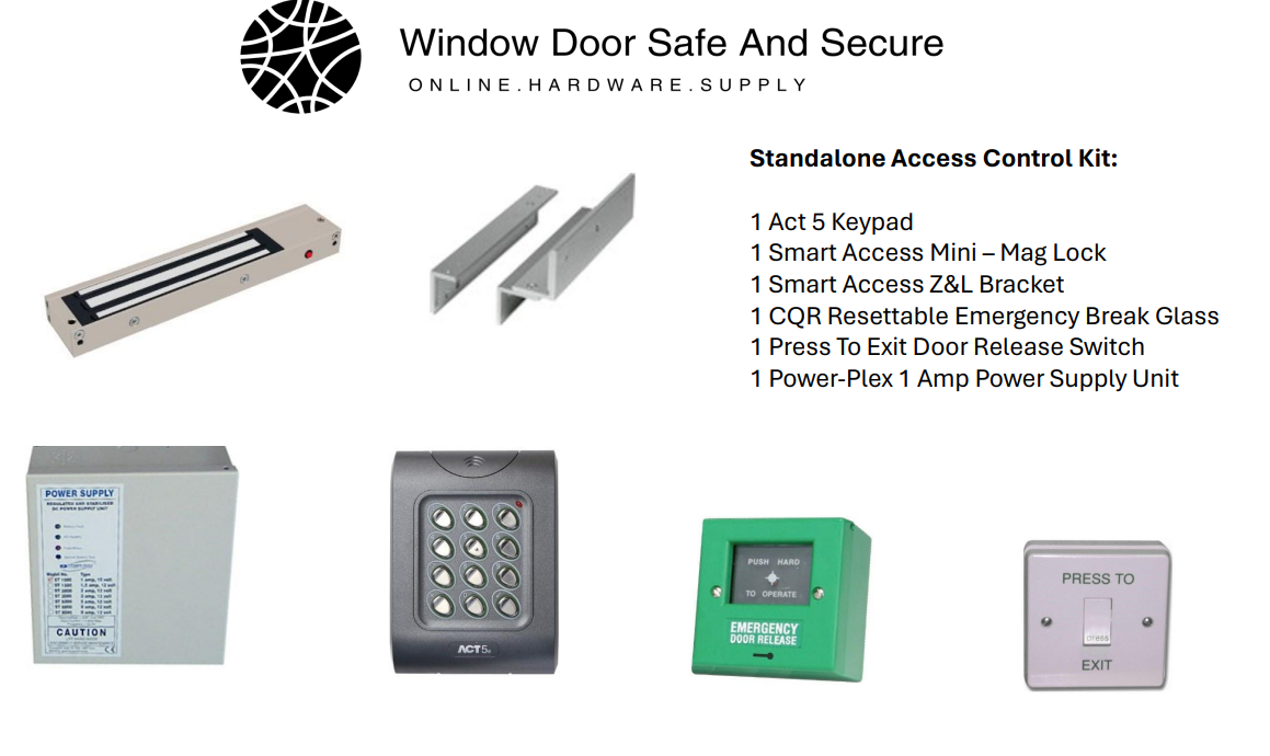 Stand Alone Access Control Kit – windowdoorsafeandsecure.ie