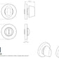 Carlisle Serozetta SZC004 Toilet Turn & Coin Release