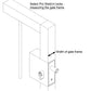 Gatemaster SWLD1640 40mm Weld In Latch Deadlock Gate Lock