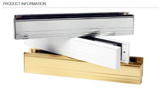 Mila Slimmaster Letter Plate 316x50mm - Various Finishes