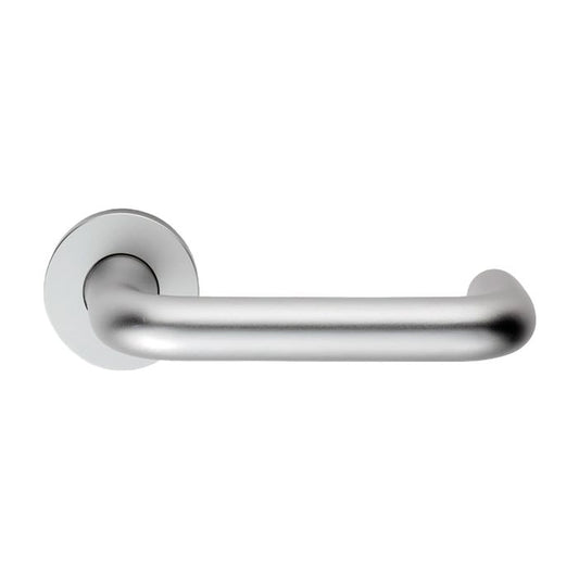 Eurospec LRS9001 Part M Approved Satin Aluminium Safety Lever On Rose