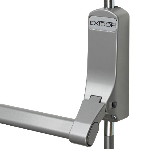 Exidor 294 Push Bar Panic Bolt Silver (2 Point Fixing Top & Bottom)