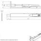 Carlisle Brass AA81 204mm Lever Action Flush Bolt
