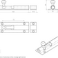 Carlisle Brass Heavy Duty Barrel Bolt