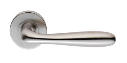 Eurospec Steelworx CSL1127 Grade304 Satin Stainless Steel Lever On Rose 