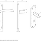 Carlisle SZC031 Serozetta Tres Lever Handle On Plate