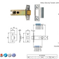 Eurospec Easi T Heavy Sprung Tubular Latch CE Certified