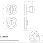 Carlisle Serozetta EUL004 Toilet Turn & Coin Release
