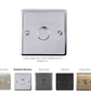 Eurolite 1 Gang Dimmer Switch 400w Led 2 Way - Enhanced Decorative Range