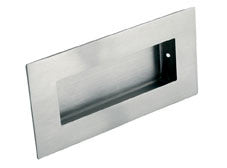 Eurospec FPH1000 Rectangular Flush Pull 102mm x 51mm Satin Stainless Stee