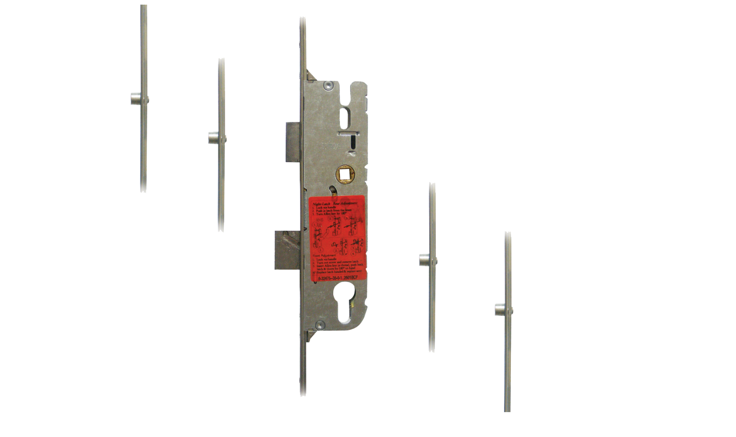 GU Ferco Europa 35/92mm 4 Roller Latch & Deadbolt Multi Point Lock ...