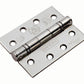 Eurospec Square Corner HIN1433/13 102x76x3mm Grade 13 Ball Bearing Butt Hinge chrome