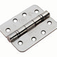 Eurospec Radius Corner HIN1433/13R 102x76x3mm Grade 13 Ball Bearing Butt Hinge