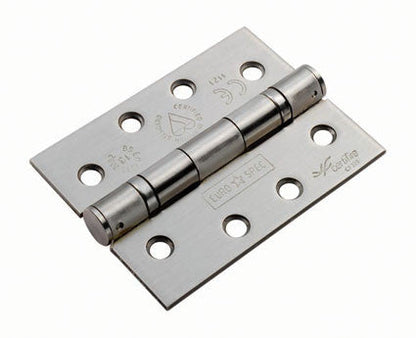 Eurospec Square Corner HIN1433/13 102x76x3mm Grade 13 Ball Bearing Butt Hinge 