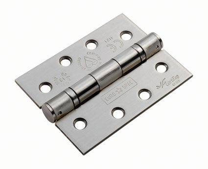 Eurospec Square Corner HIN1433/13 102x76x3mm Grade 13 Ball Bearing Butt Hinge 