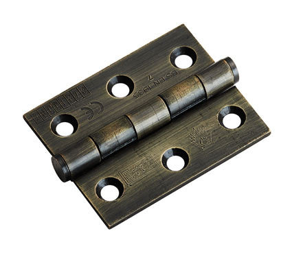 Eurospec HIP13225/7 100x76x2.5mm Plain Bearing Butt Hinge Grade 7 bronze