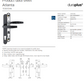 Hoppe Atlanta Munster Joinery Door Replacement Handles On Plate 92mm