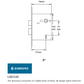 Eurospec LSE5230 Easi T 2 Lever Sashlock 76mm CE Certified