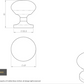 Carlisle M220 Easy Centre Door Knob