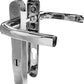 Mila Pro Secure Lever Handle On Plate 92mm Center Euro Profile Top & Bottom Fix 240mm