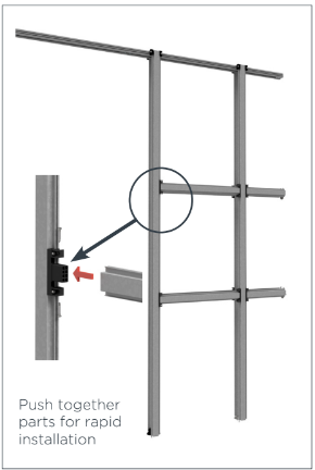 Henderson PDK Single Pocket Door Kit t/s 100-125mm Wall