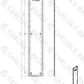 Carlisle Brass PF105 Engraved Finger Plate 455x75mm Polished Brass