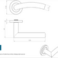 Eurospec SWL Dresda Grade 304 Stainless Steel Lever On Rose
